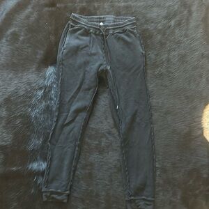 Danielle Guizio inside out sweat pants in black